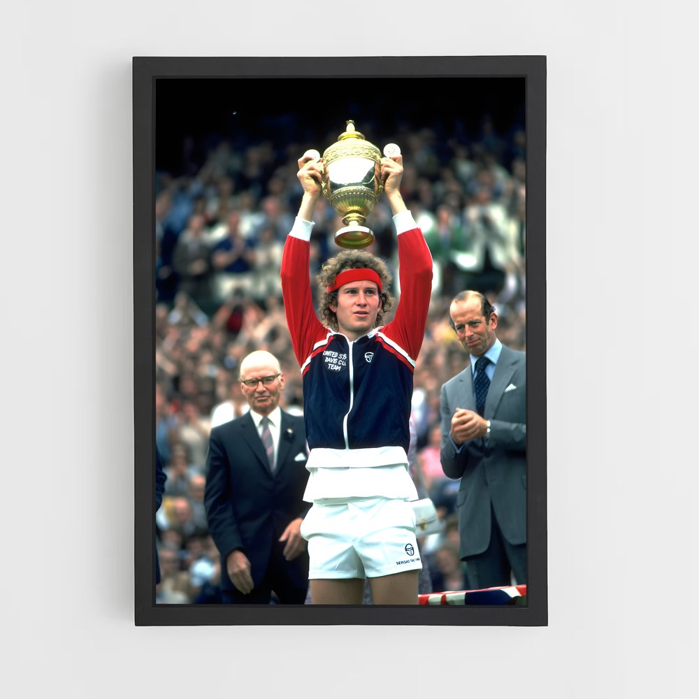Poster John de mcenroe – affiche Tennis (vue 2)